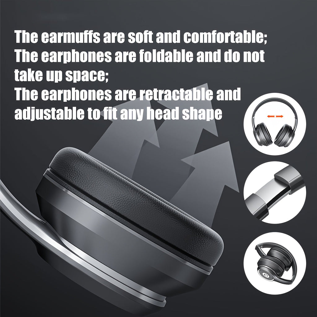 Wireless Over-Ear Headphones with Mic-1