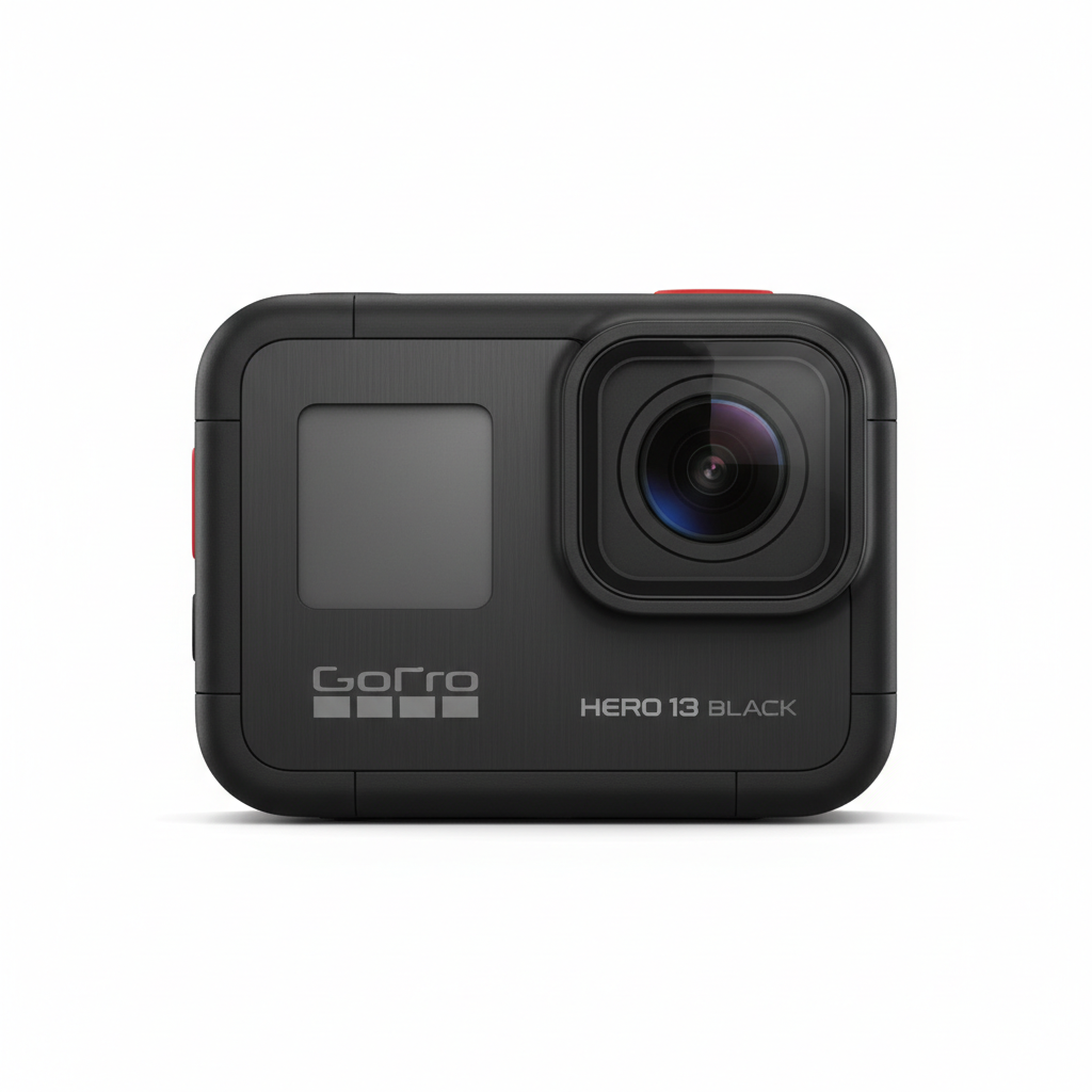 GoPro Hero 13 Black action camera on white background