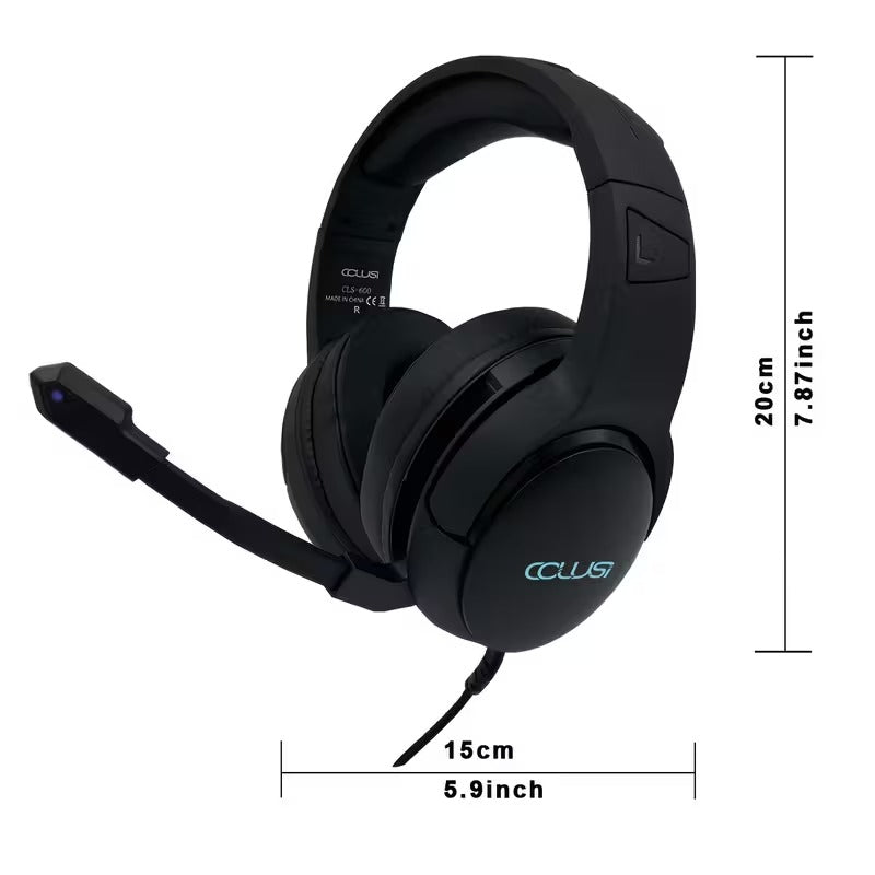 Wired Gaming Headset with Hidden Microphone RGB-4