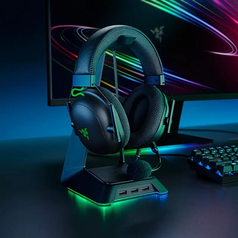 V2 Wired Gaming Headset with USB Sound Card-3