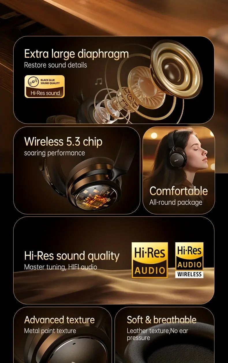Wireless Over-Ear Headphones with Noise Cancelling-1