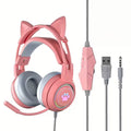 Cat Ear Gaming Headphones with RGB Lights-0
