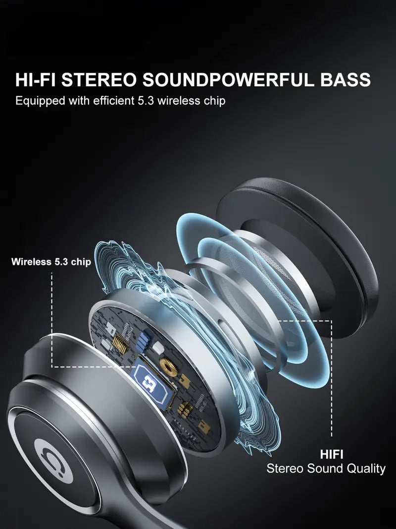 Wireless Over-Ear Headphones with Mic-3