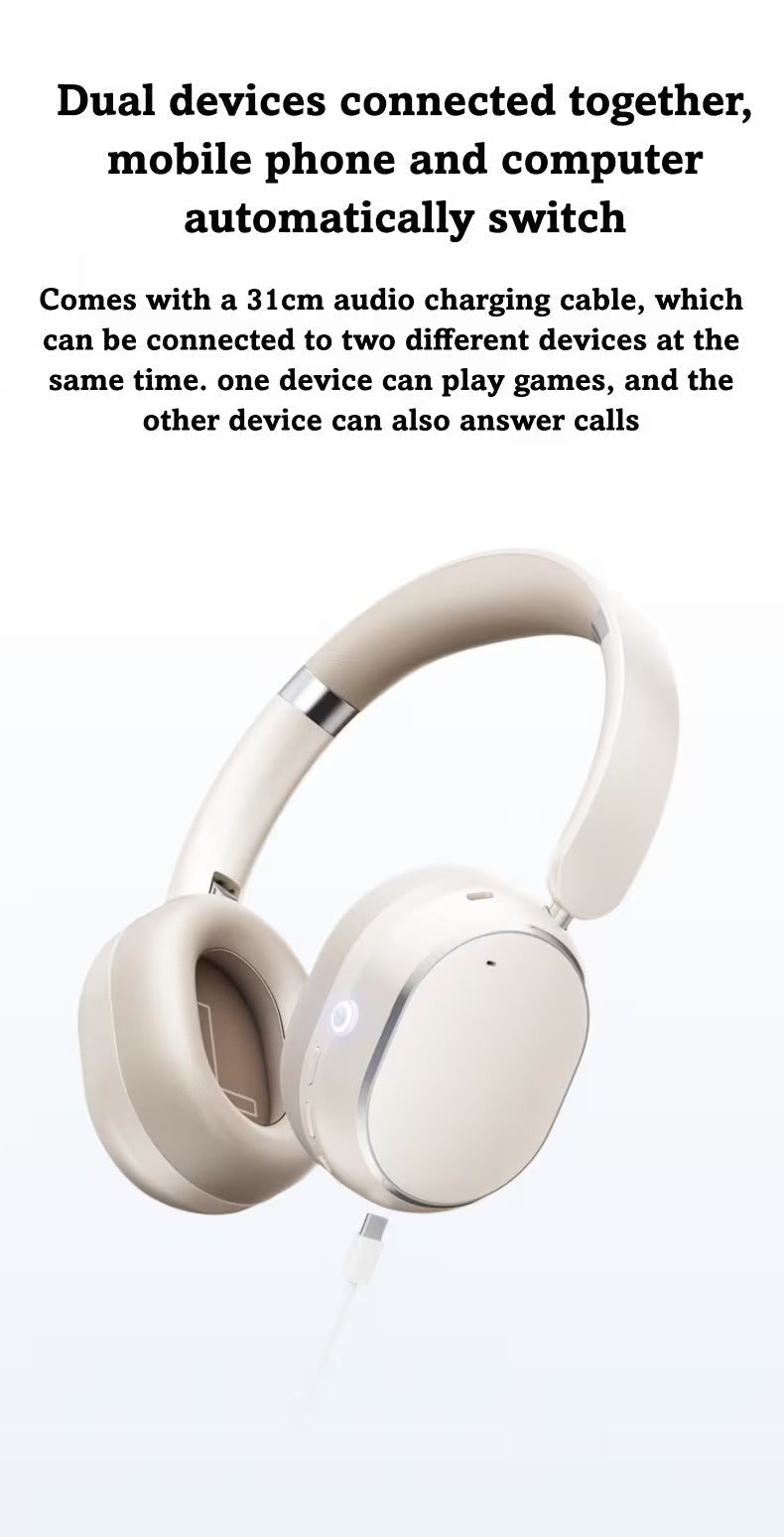 Wireless Over-Ear ANC Bluetooth Headphones-2