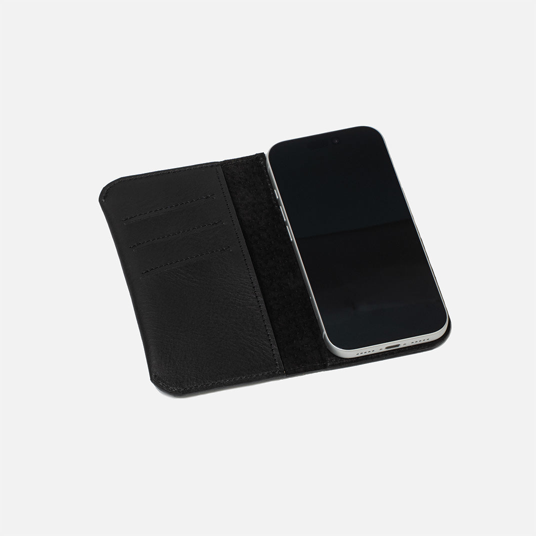 Leather Folio Case Wallet for iPhone 17 Series with MagSafe - The Minimalist 1.0